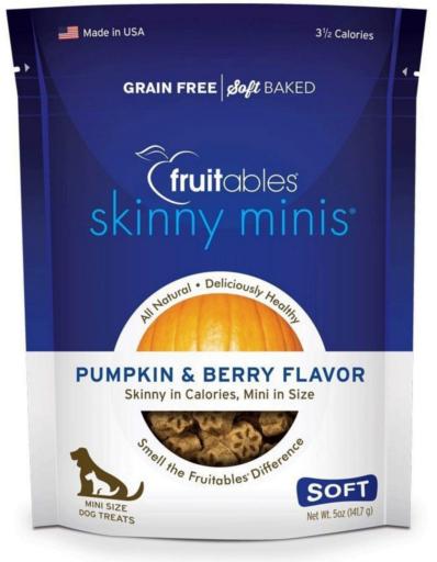 Fruitables Skinny Minis Soft Pumpkin & Berry Flavour Dog Treats