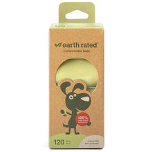 Load image into Gallery viewer, 120 Certified Compostable Bags on 8 Refill Rolls by Earth Rated
