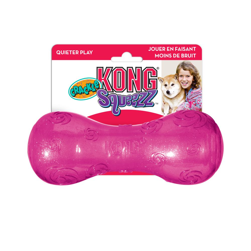 Kong Squeezz® Crackle Dumbbell
