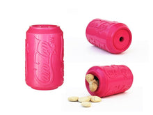 Load image into Gallery viewer, MKB COFFEE CUP DURABLE RUBBER CHEW TOY &amp; TREAT DISPENSER – PINK
